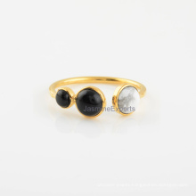 Onyx Multi Stone 925 Sterling Silver Ring Wholesale Supplier